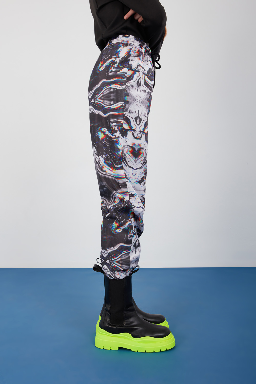 Digital Printed Jogger Trousers