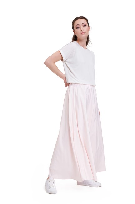 Mizalle - Micro Elastic Skirt (Pink) 