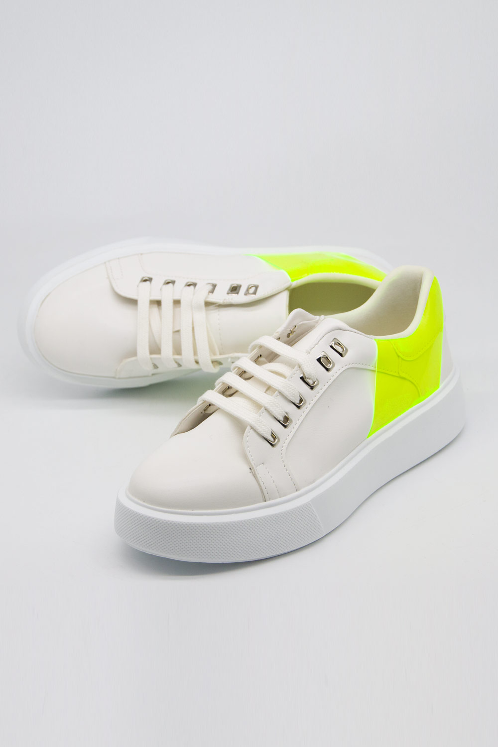 Neon Thick Sole Sneaker (Yellow)