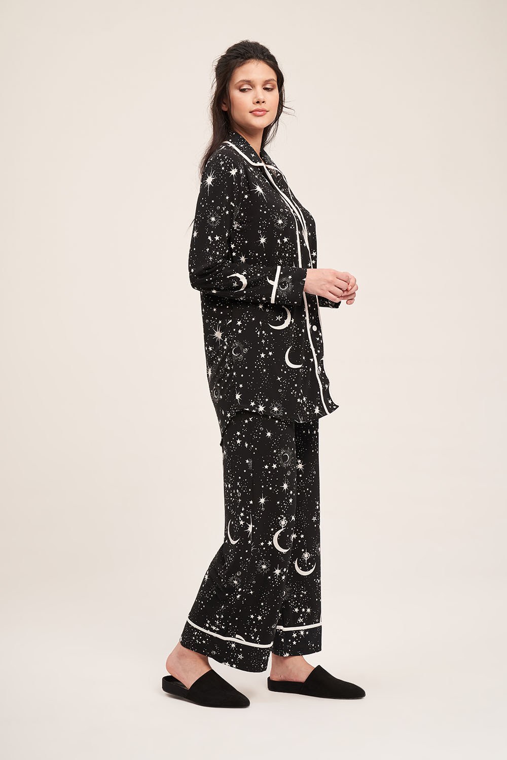 Star Pajama Set (Black)