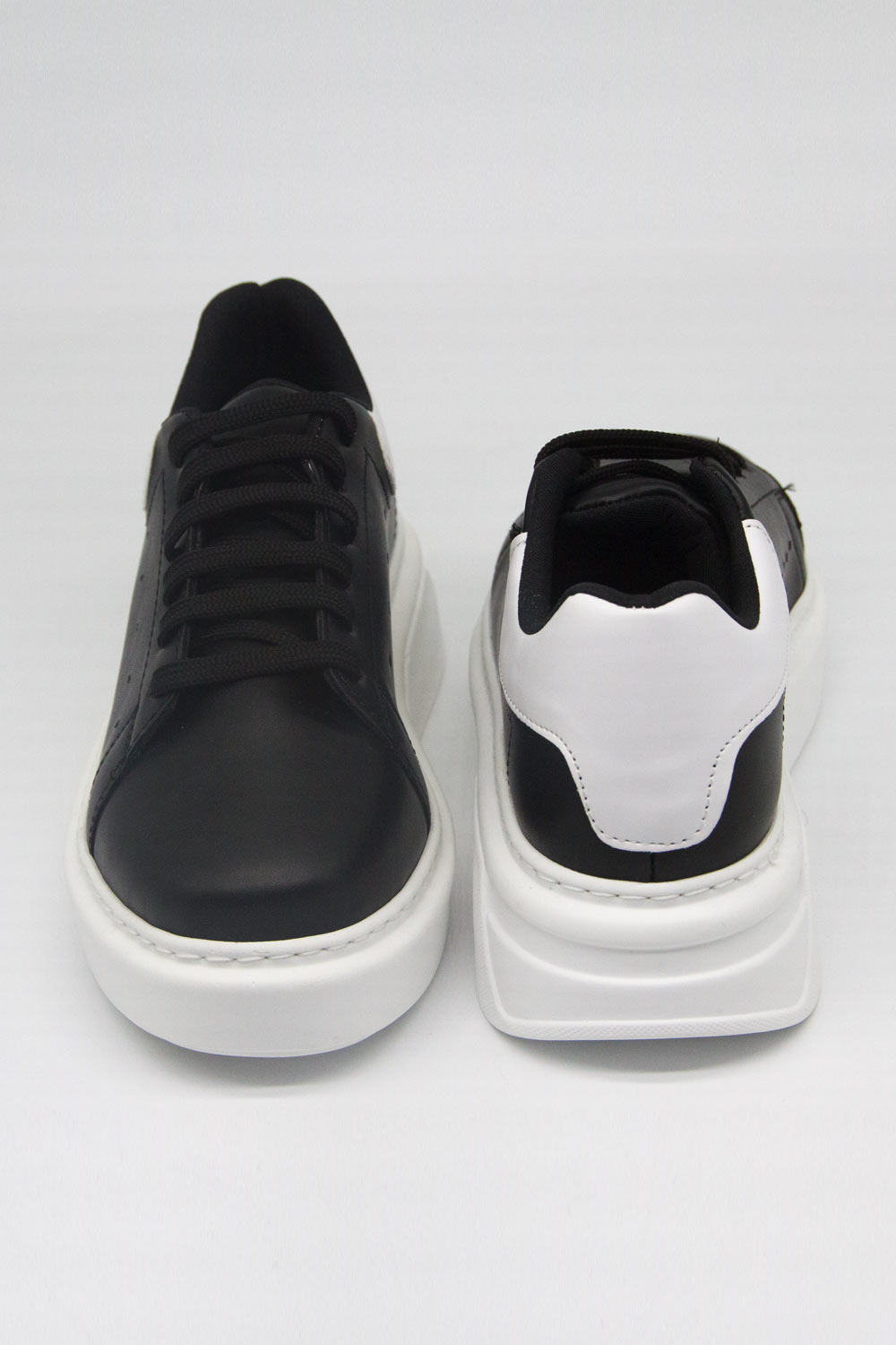 Thick Sole Black Sneaker