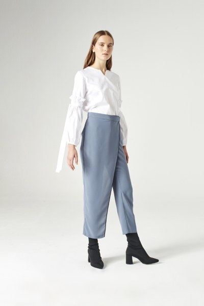 Mizalle - Trouser Skirt (Indigo) 