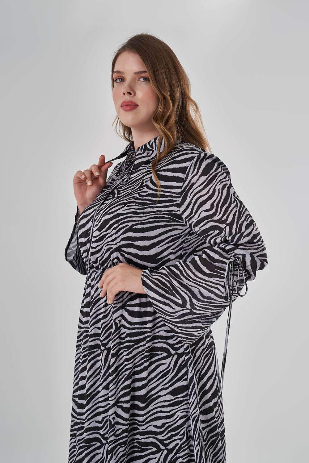 Zebra Patterned Dress