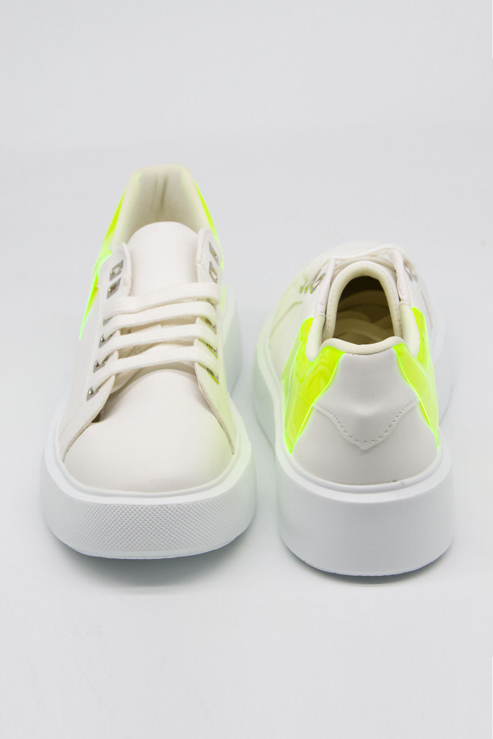 Neon Kalın Taban Sneaker (Sarı)